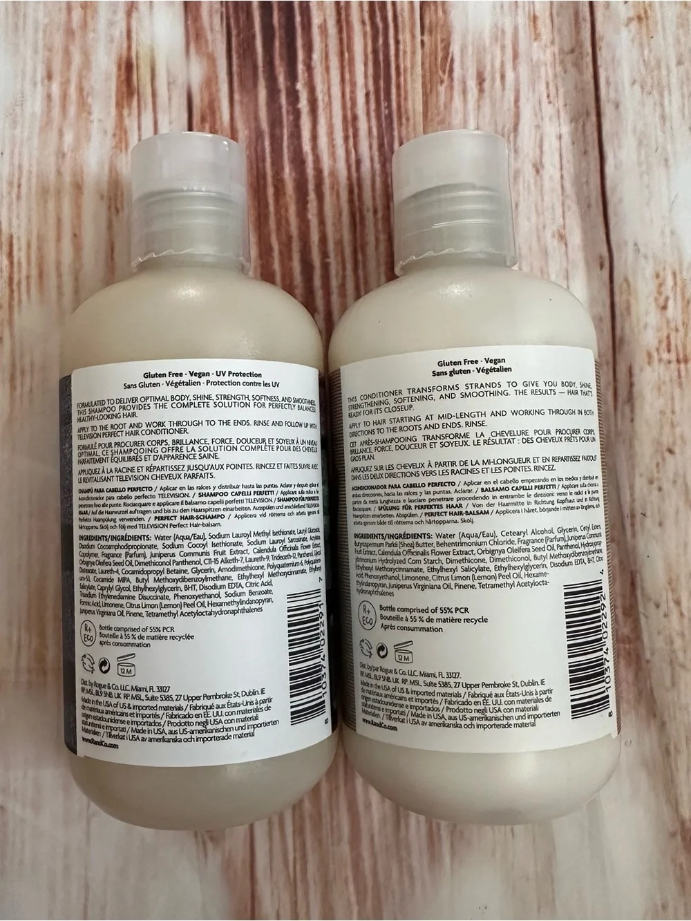 R+Co TELEVISION Perfect Hair 2 Piece Shampoo + Conditioner Set NWT